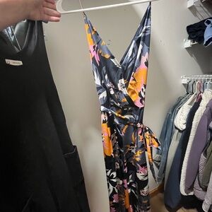 Floral Wrap Jumpsuit